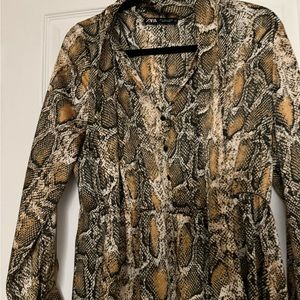 Zara brand new tie dress.